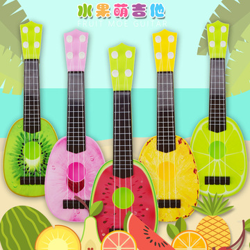 儿童水果吉他 尤克里里小吉他 简单易学早教乐器玩具
